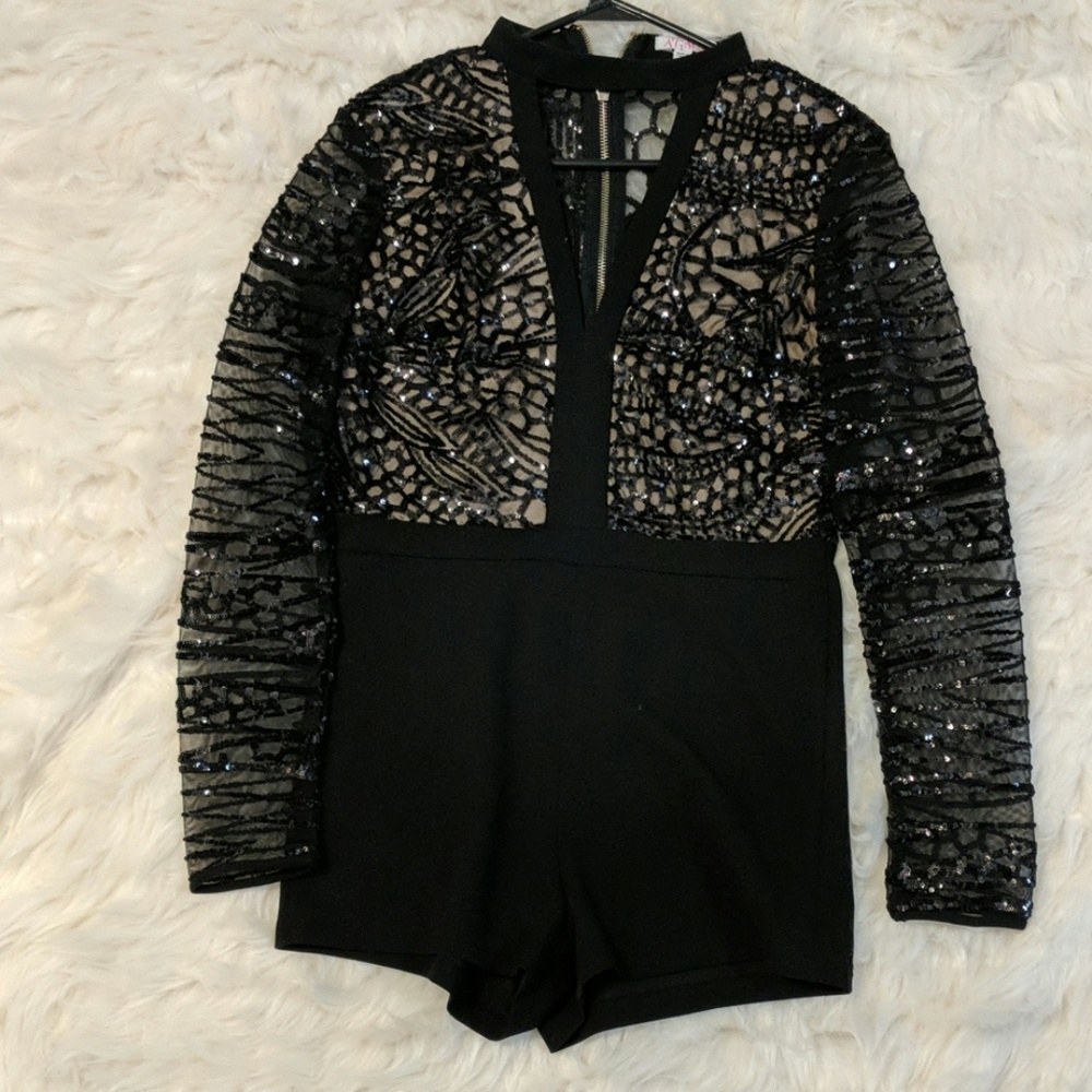 Long sleeve romper